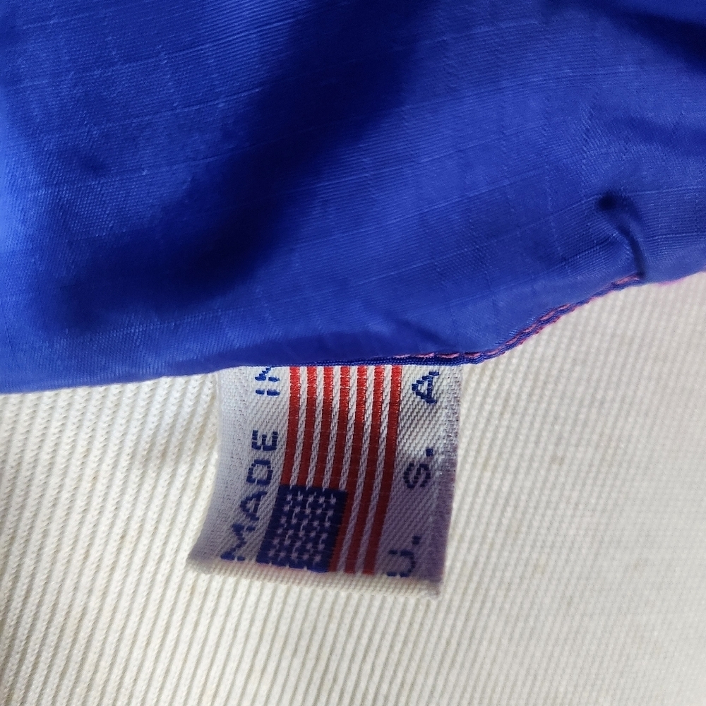 L.L. Bean Vintage Purple and Blue Quarter Zip Pullover Windbreaker Jacket - Picture 6 of 7
